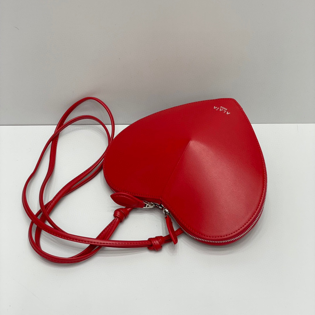 ALAIA- Coeur Bag Heart Red Handbag