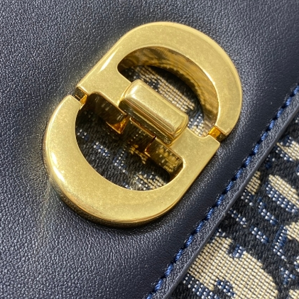 Dior-Shoulder Strap Mini Slip Leather Handbag