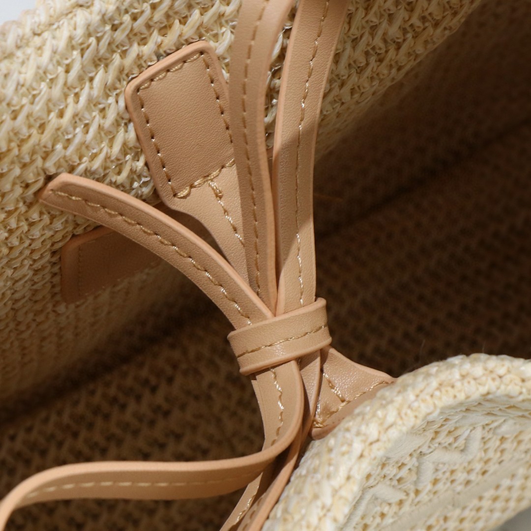 Prada-Imported Lafite Grass Design Handmade Woven Bag