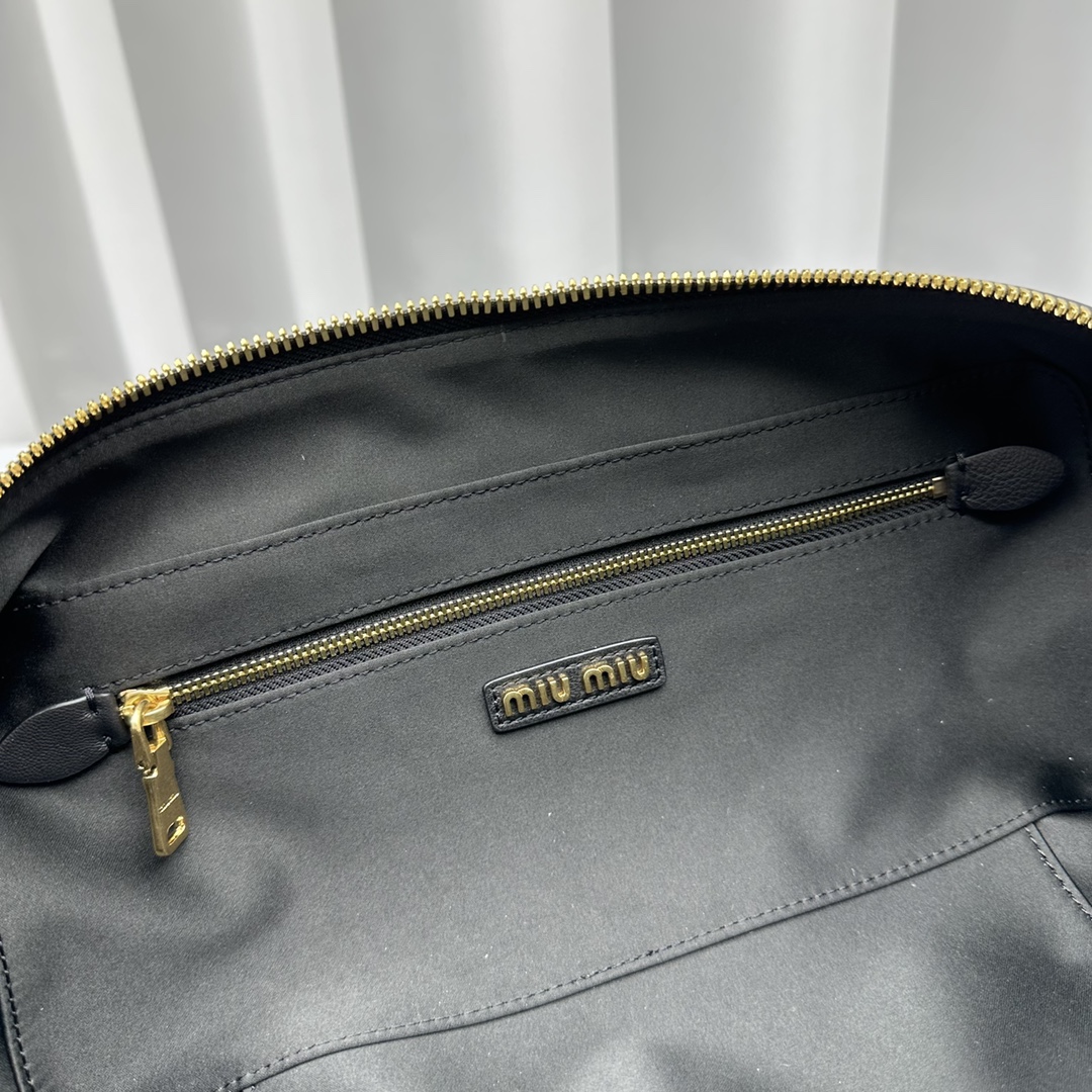 MIU MIU-Arcadia Matelass é soft sheepskin handbag