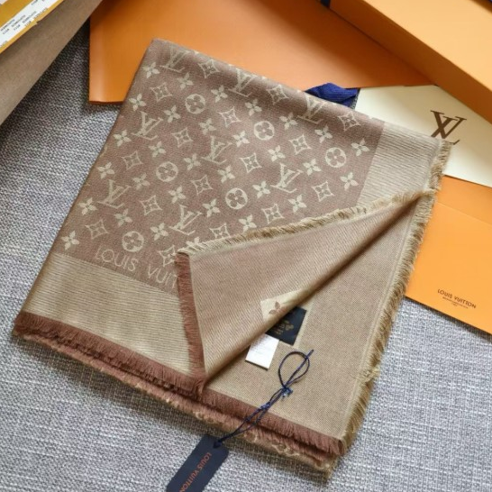 LV- Wool Square Scarf