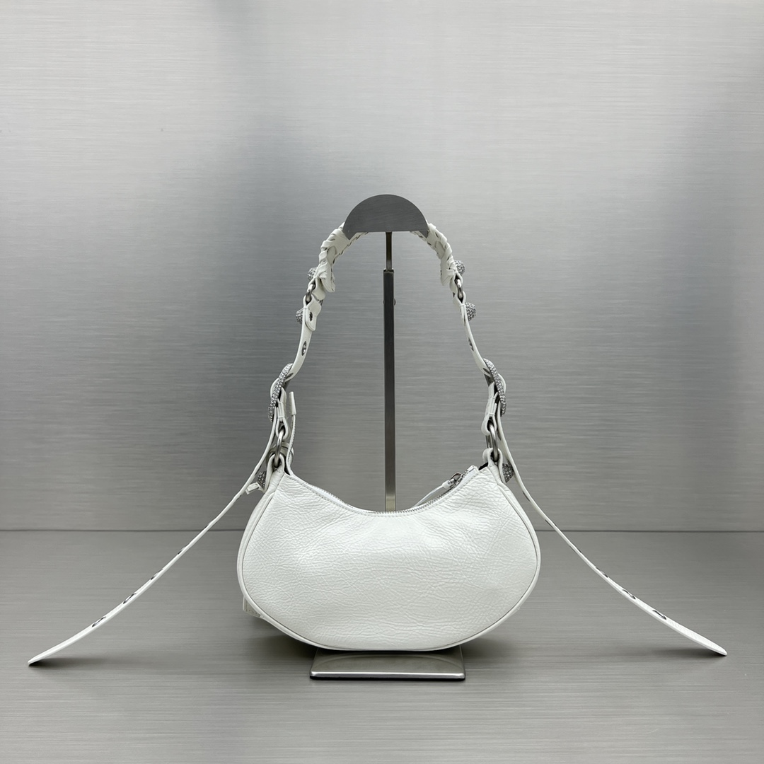 Balenciaga-Le Cagole Half Moon Underarm Cross Bag