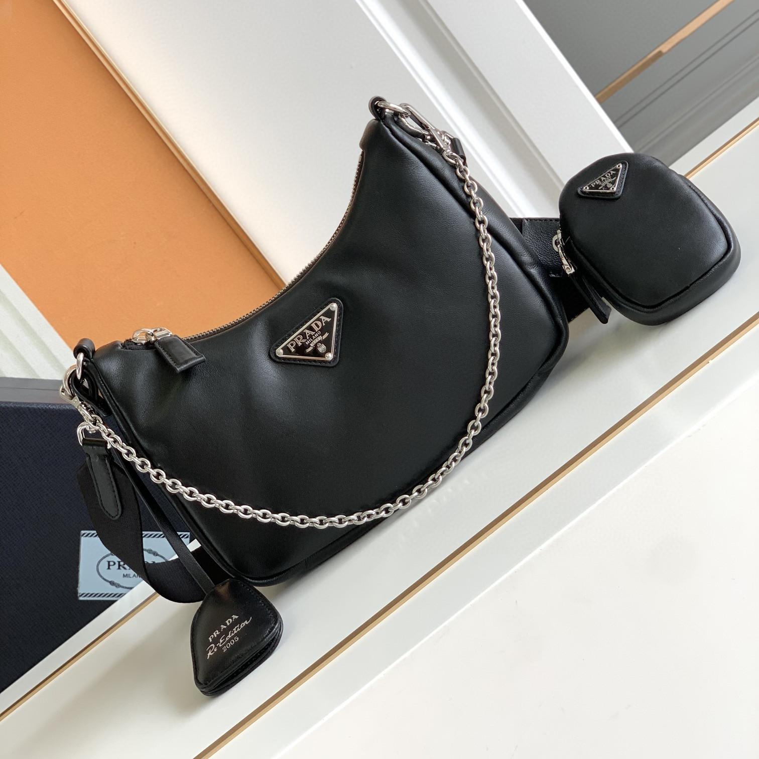 Prada-Lambskin 3 in 1