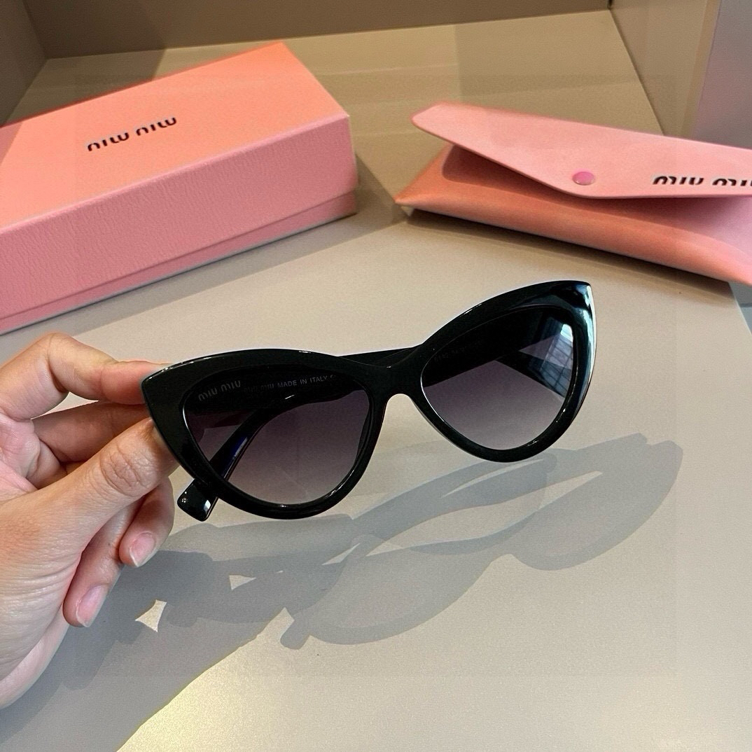 MiuMiu-2024 New Small Round Frame Sunglasses