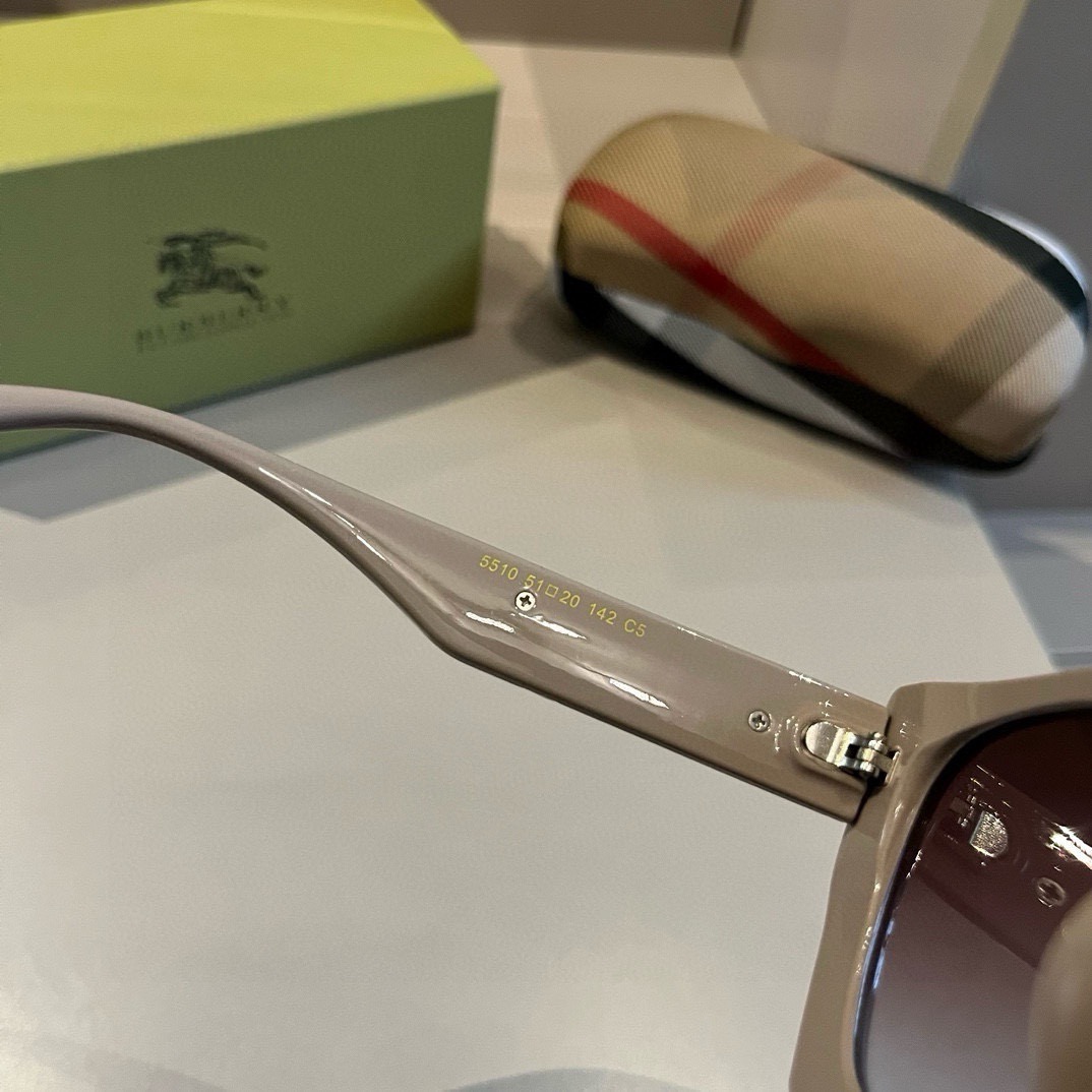 Burberry-Unisex small round frame Sunglasses