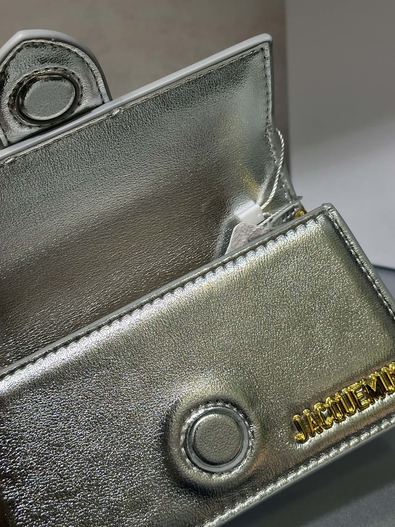 Jacquemus-Silver Flap Bag