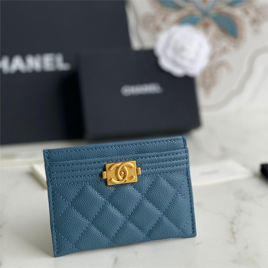 Chanel-Lingge Pattern Leboy Card Bag