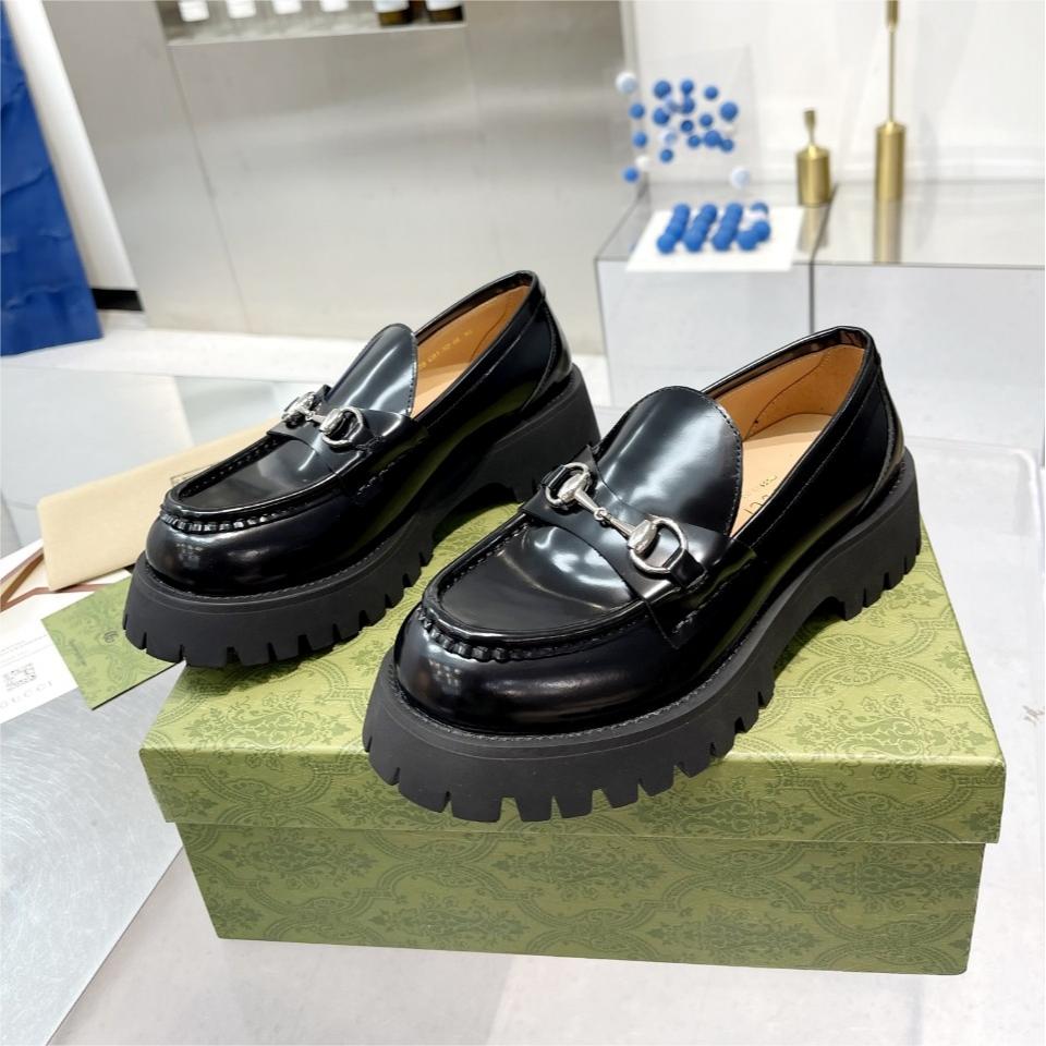 GUCCI-Thick soled loafers