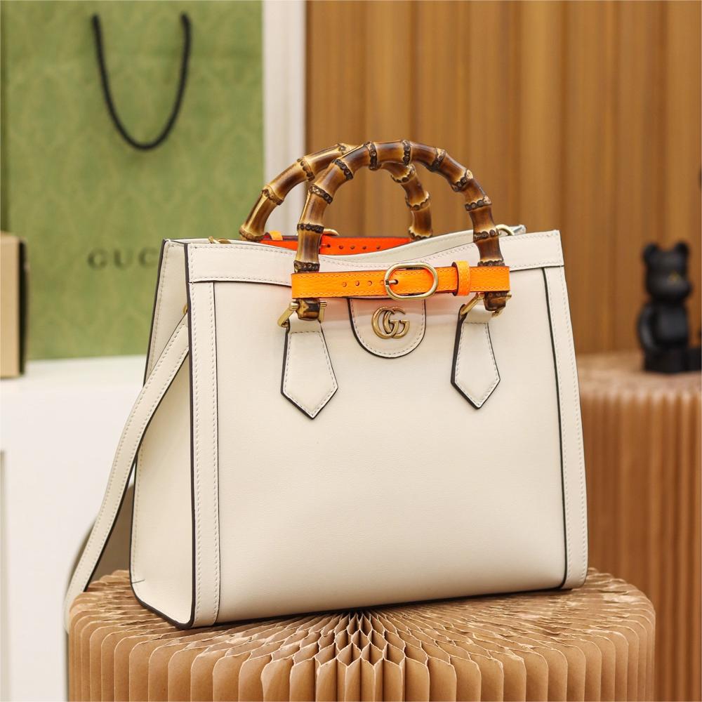 Gucci-Diana Bamboo Knot Tote Bag