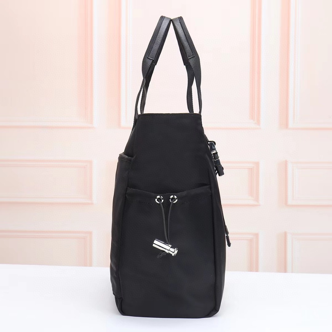 Prada-Imported waterproof fabric travel bag handbag