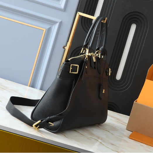 LV-One Shoulder Cowhide Tote Bag