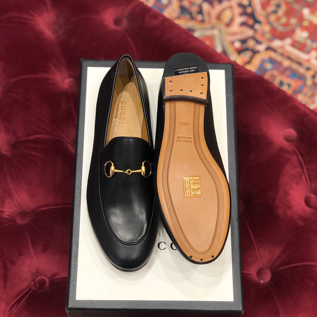 GUCCI-Horse collar buckle series single shoes