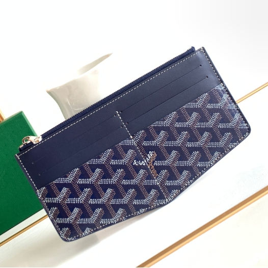 Goyard-Zipper clip wallet