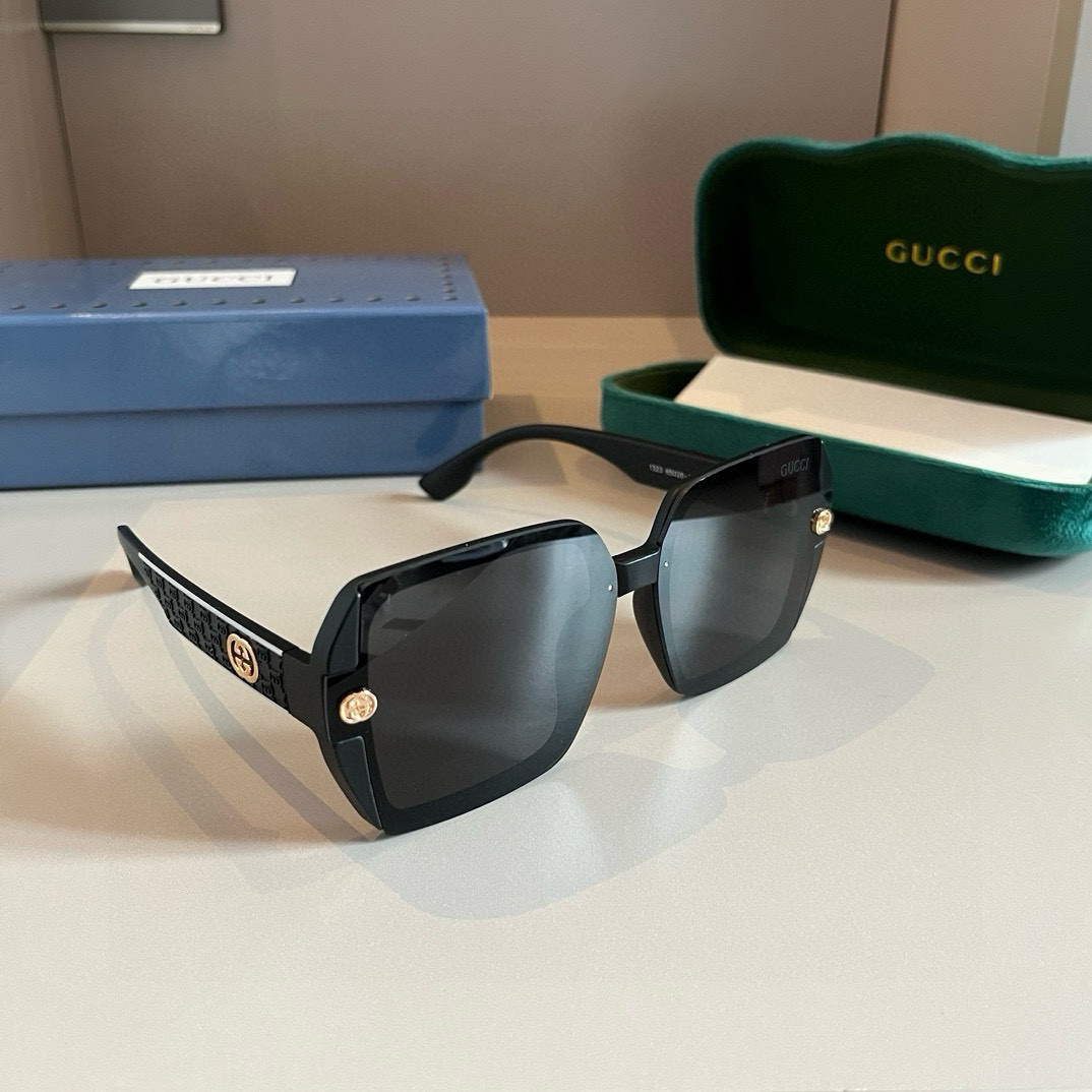 Gucci-unisex small box design sunglasses with a sense of design