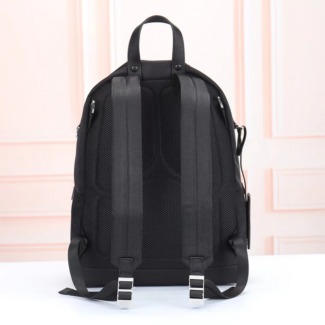 Prada-Parachute fabric backpack