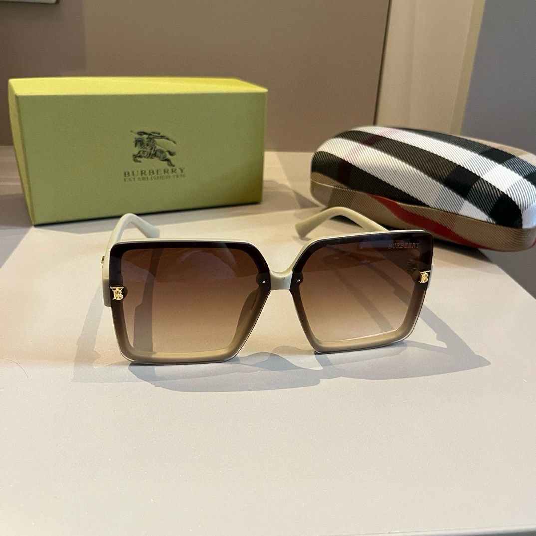 Burberry-2024 New Large Frame Sunglasses