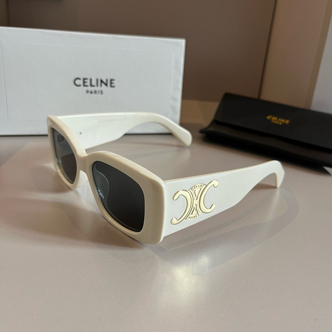 Celine-New women's large mirror legs Sunglasses