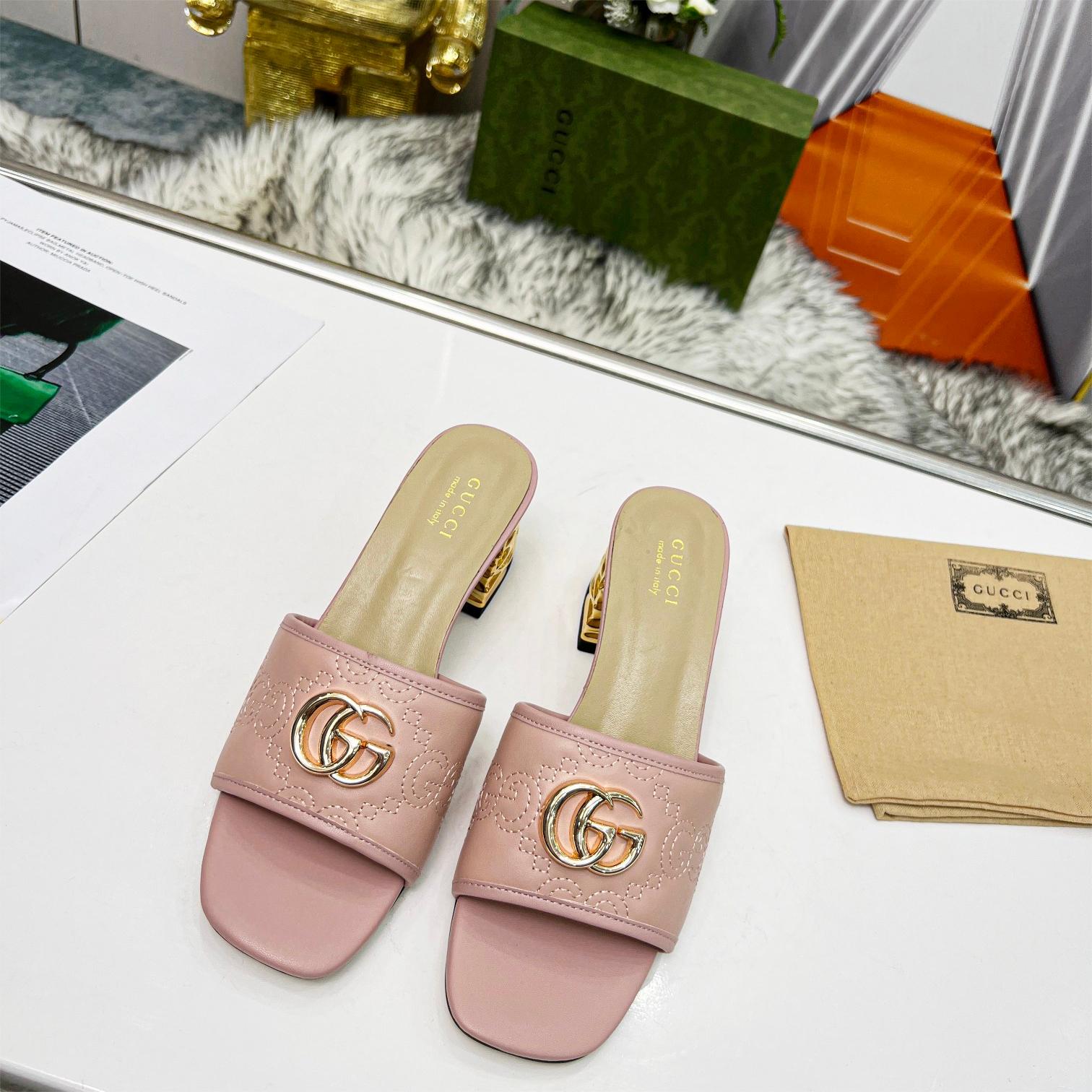 Gucci-High-heeled and thick heeled sandals