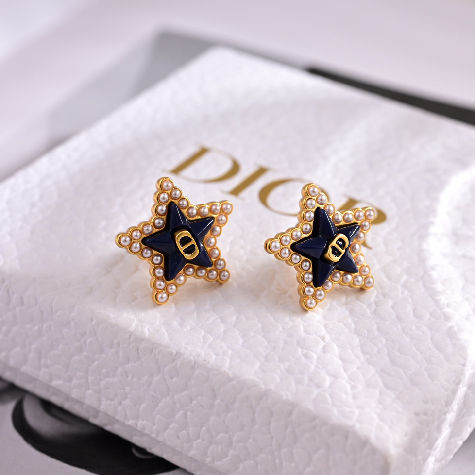 DIOR - Star Earrings