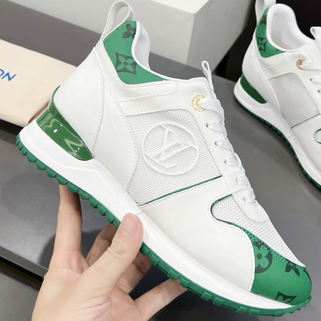 LOUIS VUITTON -Run Away White Low-top Casual Shoes