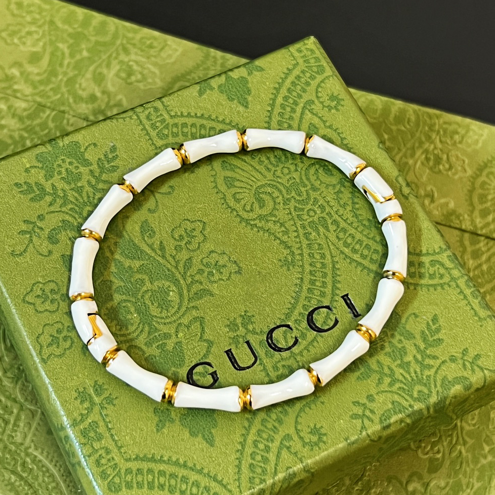 GUCCI - Red Bamboo Bracelet