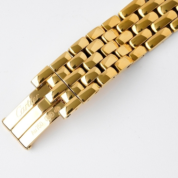 CARTIER-Cheetah Non Slip Textured Chain Link Watch