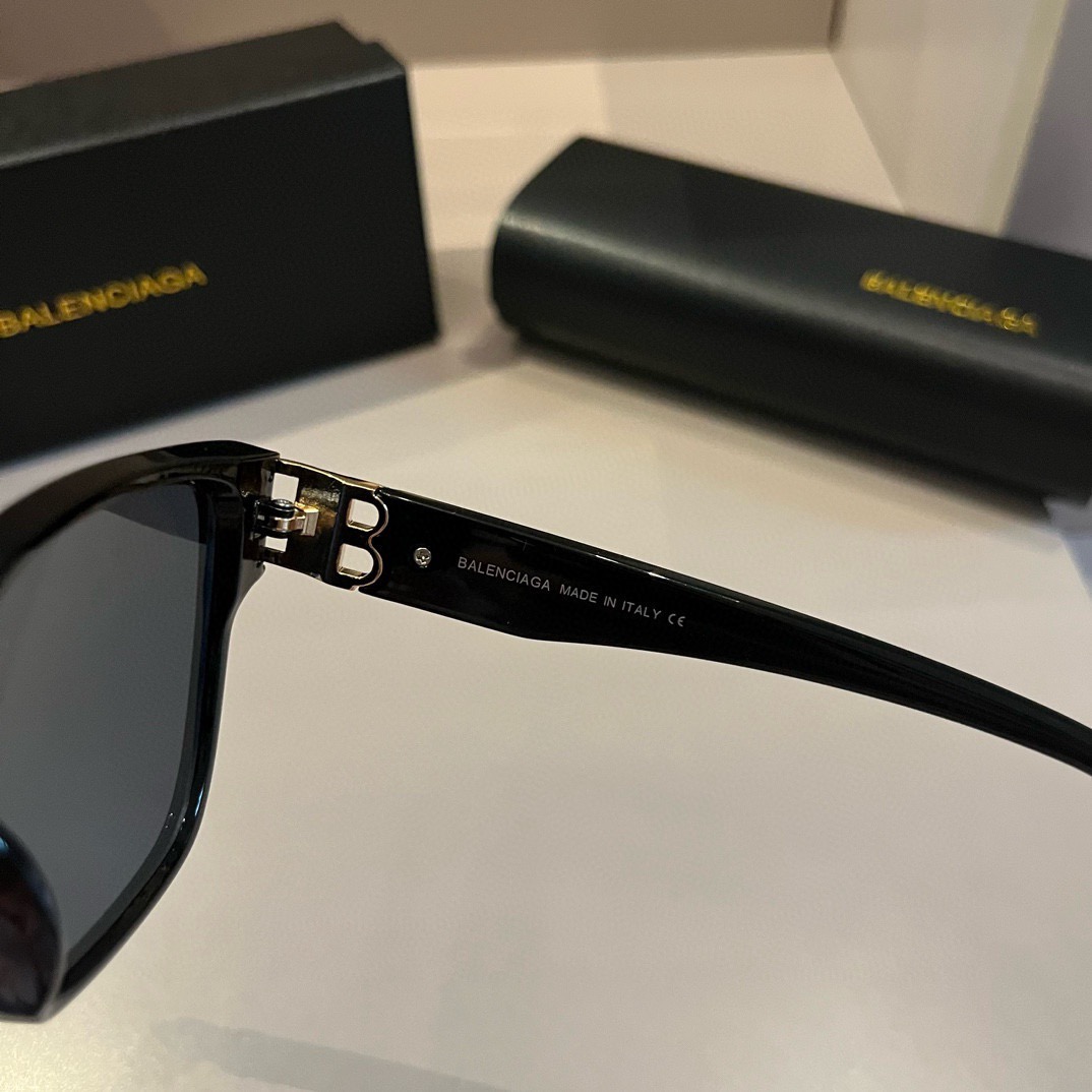 Balenciaga-square retro trendy unisex sunglasses