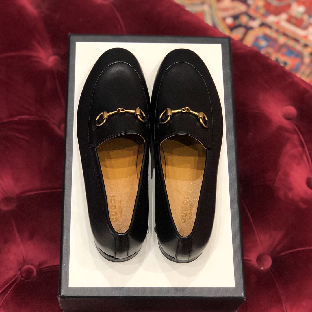 GUCCI-Horse collar buckle series single shoes