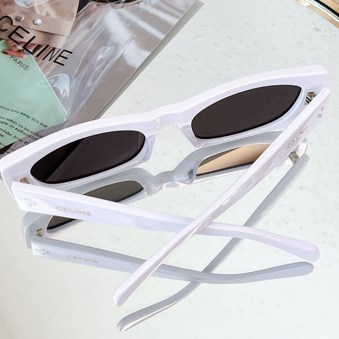 Celine-small square elegant style women's sunglasses