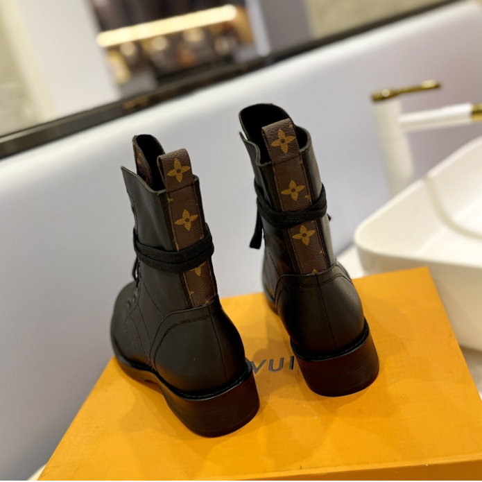LV-Old Flower Patchwork Martin Boots