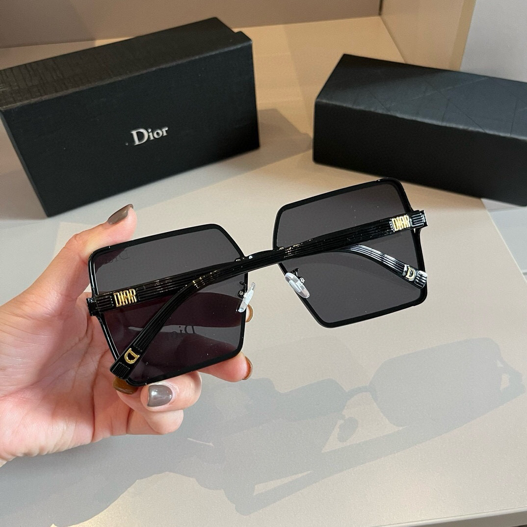 Dior-new large square polarizer sunglasses