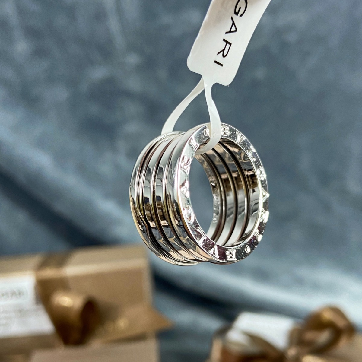 BVLGARI-Rose gold spring ring