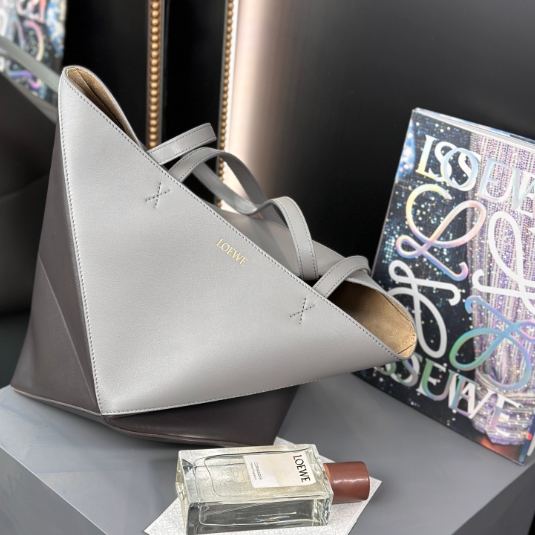 LOEWE-Puzzle Fold Tile Jar Ash Tote