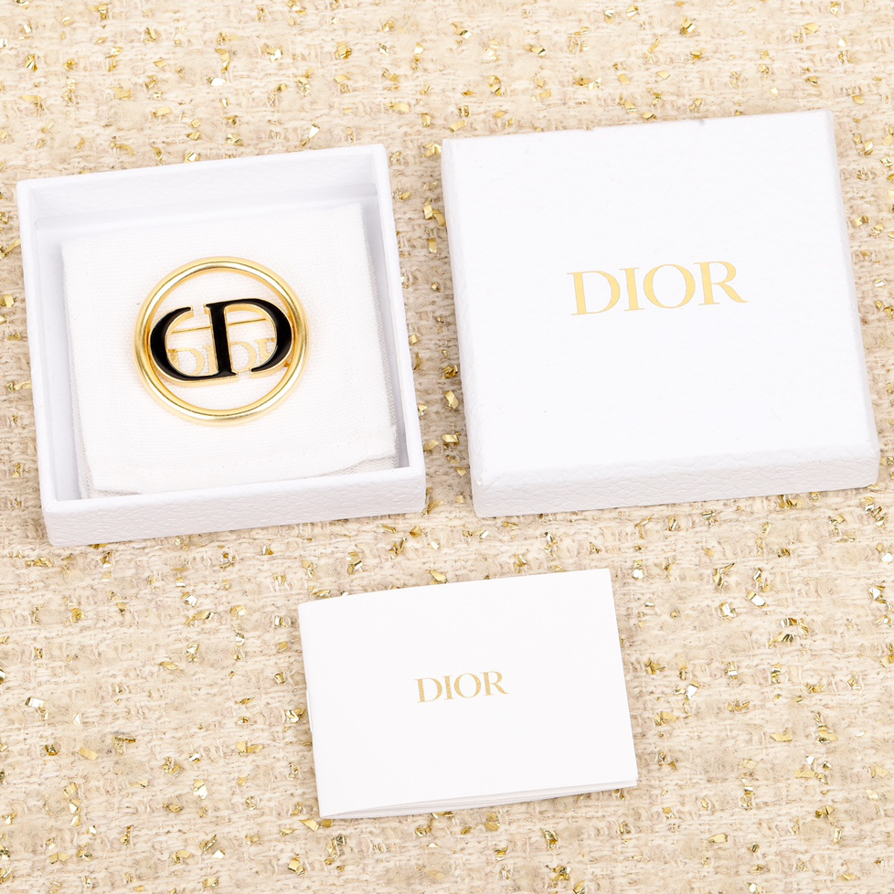 DIOR - Lettering Logo Brooch