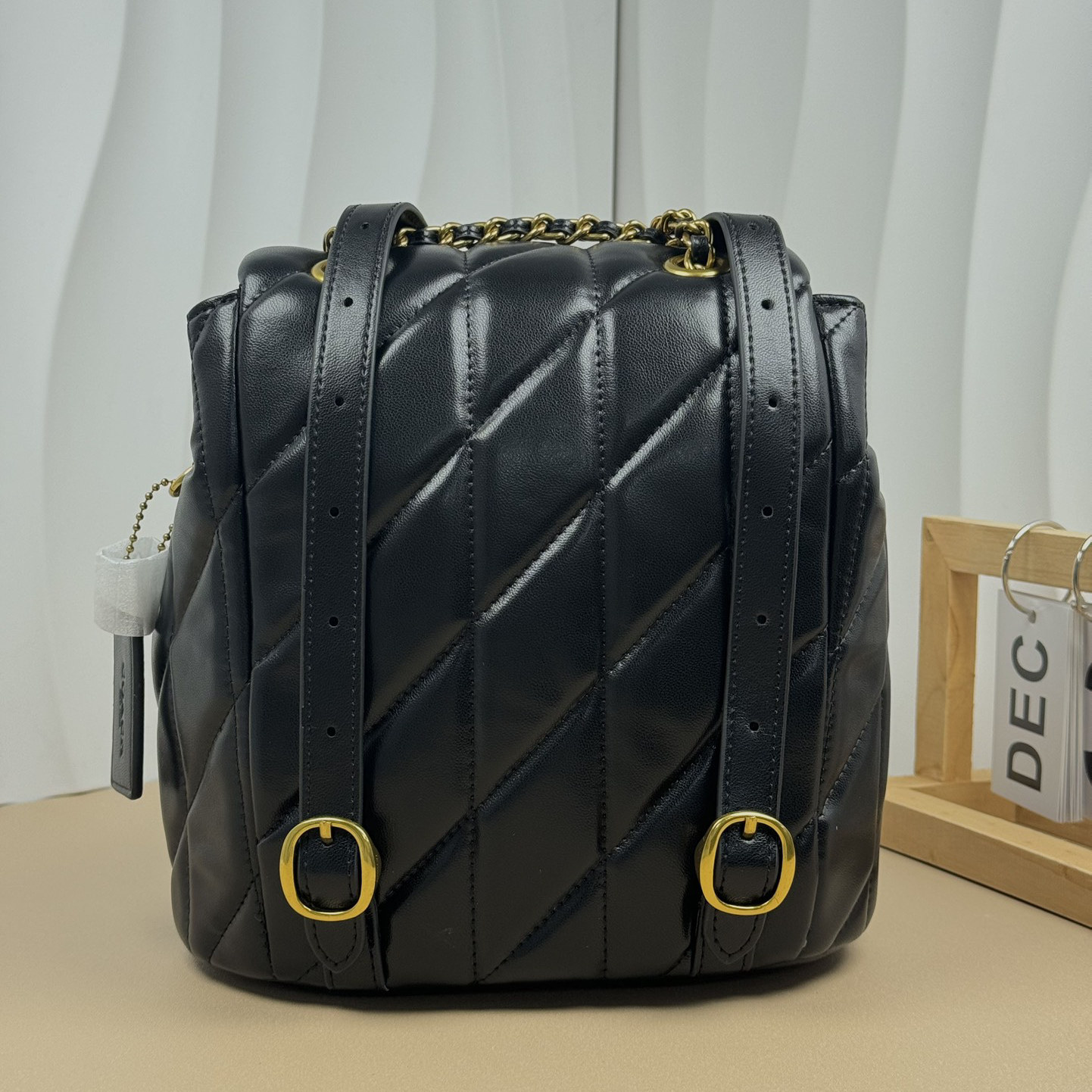 Coach-Tabby sheepskin backpack bag