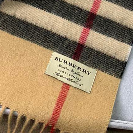 Burberry- Beige Cashmere Scarf