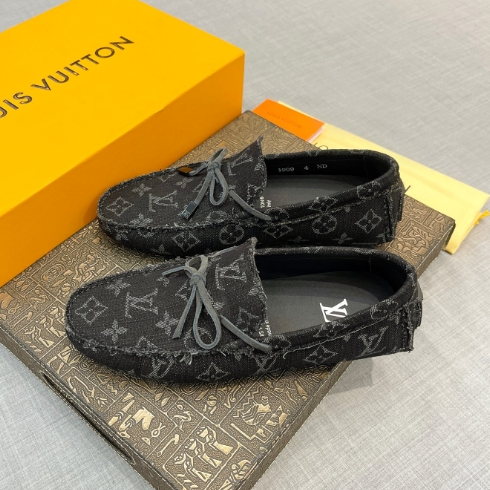 LV-Denim Black Bean Shoes