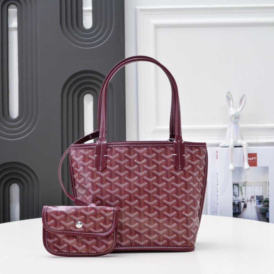 GOYARD-Mini Calf Leather Soft Double-sided Bag