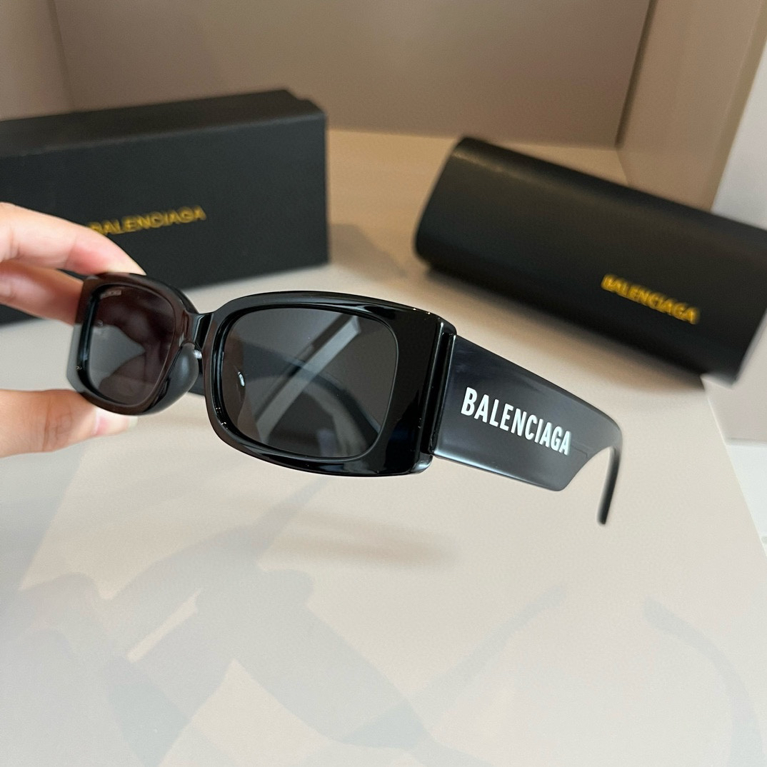 Balenciaga Cat Eye Narrow Frame Men's Sunglasses