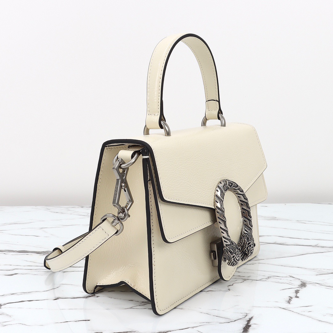 GUCCI-Dionysus series mini white handbag