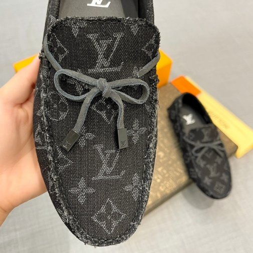 LV-Denim Black Bean Shoes