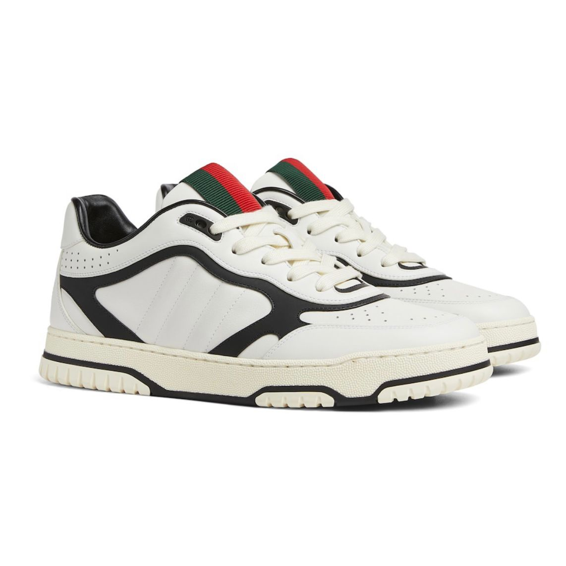 Gucci-Red Web's New Board Shoes