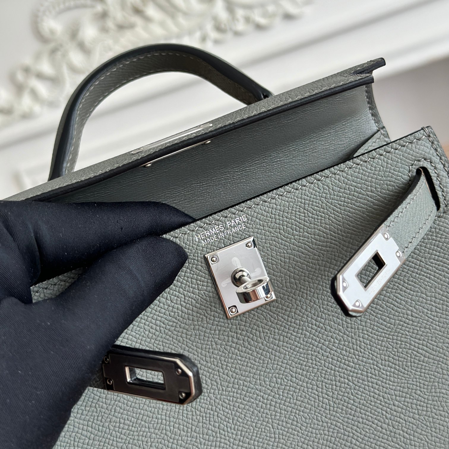 Hermès - Kelly Mini Leather Handbag Shoulder Crossbody Bag