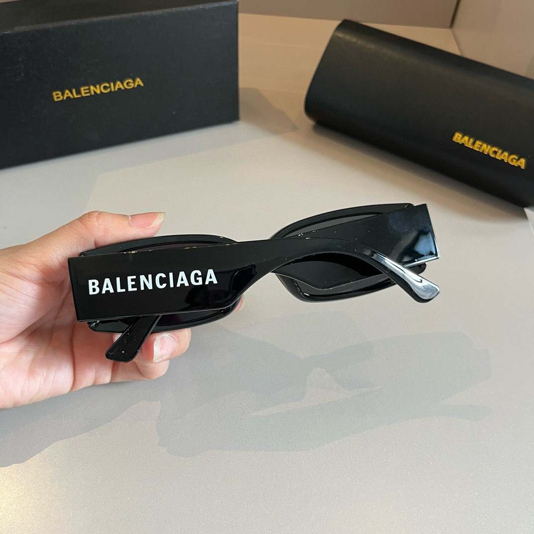 Balenciaga Cat Eye Narrow Frame Men's Sunglasses