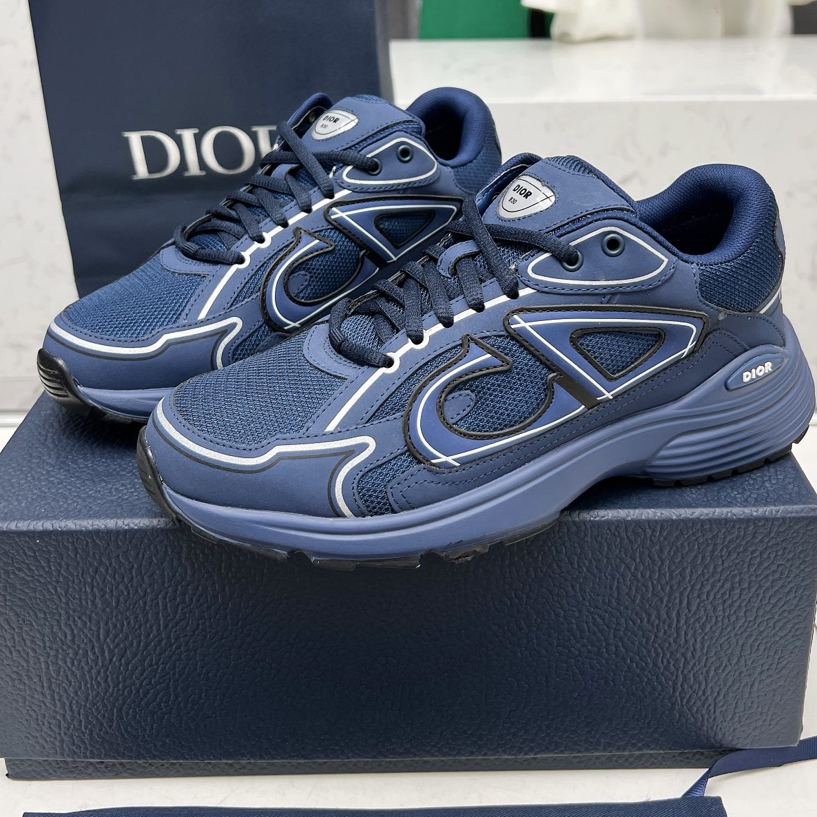 DIOR- B30 Blue Casual Shoes
