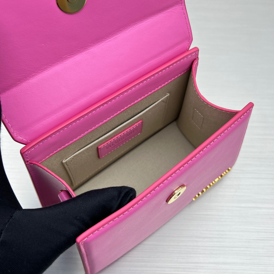 Jacquemus-Pink Lipstick Hand Bag