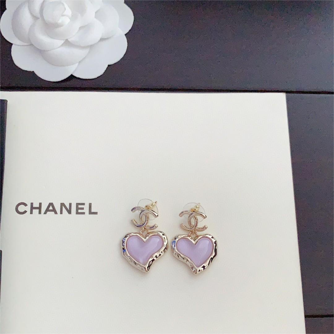 Chanel-Love Macron Jelly Earrings