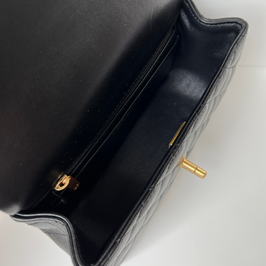 Chanel-Mini CF Handle Lingge Handheld Lid Bag