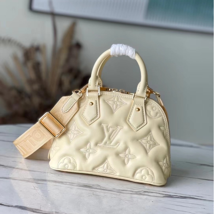 LV-Cowhide Shoulder Cross Shoulder Handheld Shell Bag