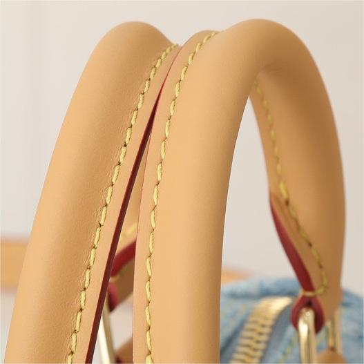 LV-Nano Speedy Light Denim Handbag